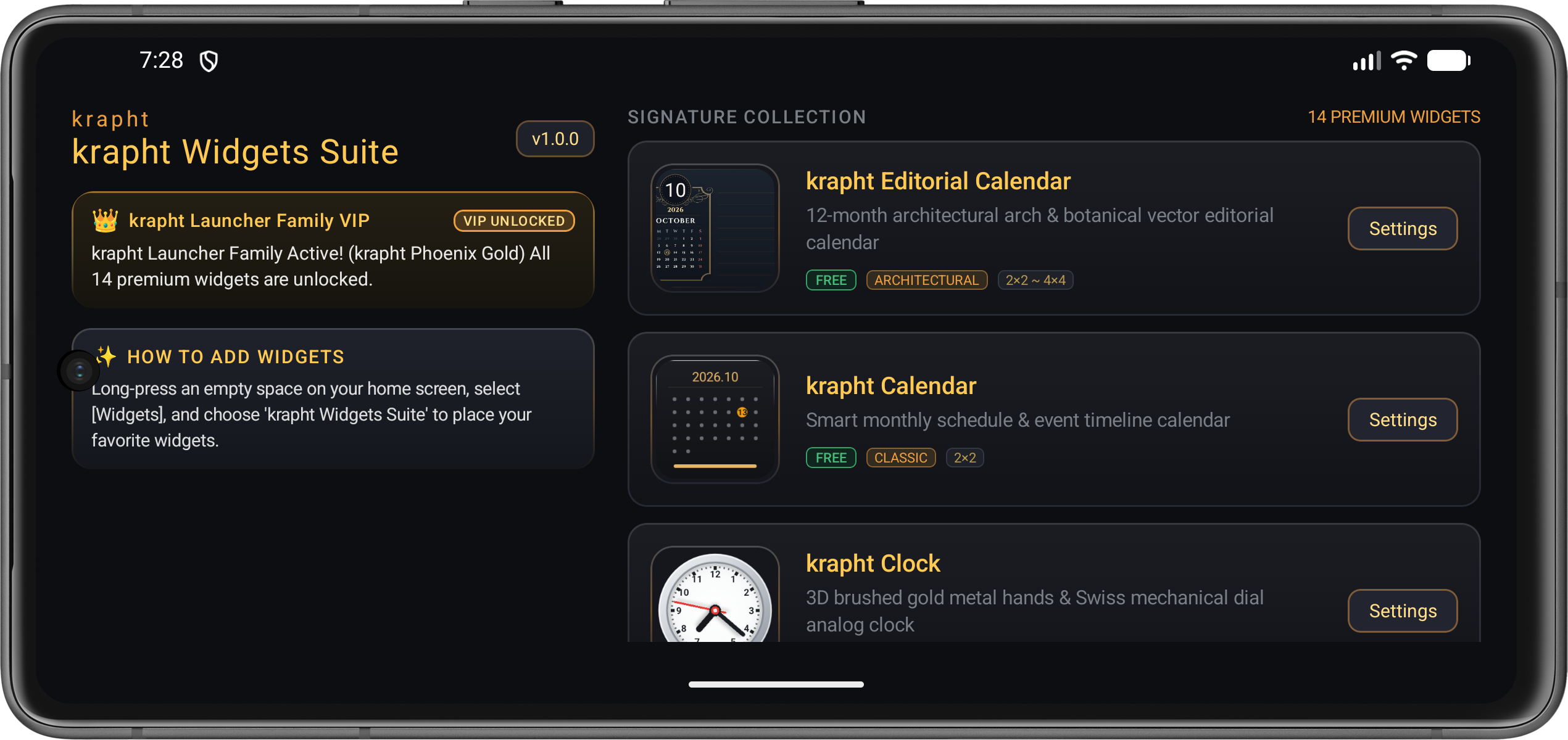krapht live launcher Weather Backdrops