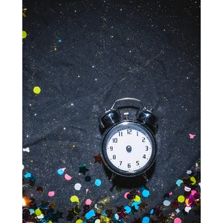 Festive Morning Scenic Clock Dial