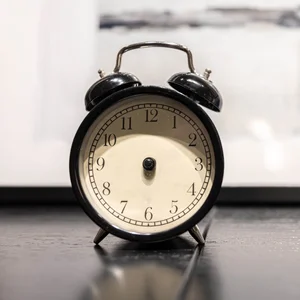 Vintage Bokeh Scenic Clock Dial