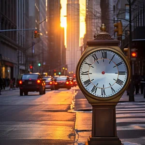 NYC Empire State Scenic Clock Dial