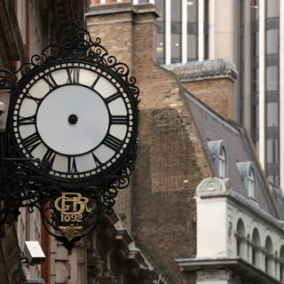 London Ornamental City Scenic Clock Dial