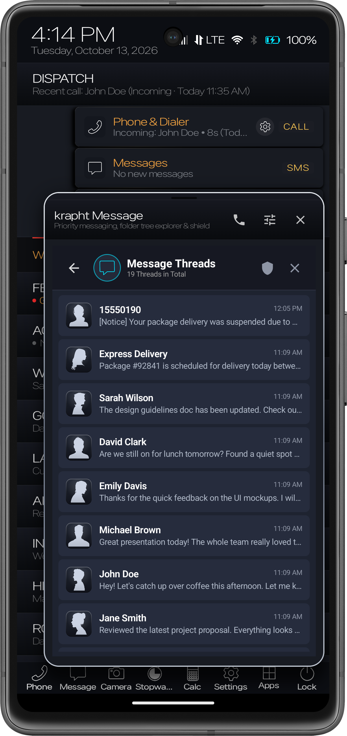 krapht Phoenix Gold Message Strip