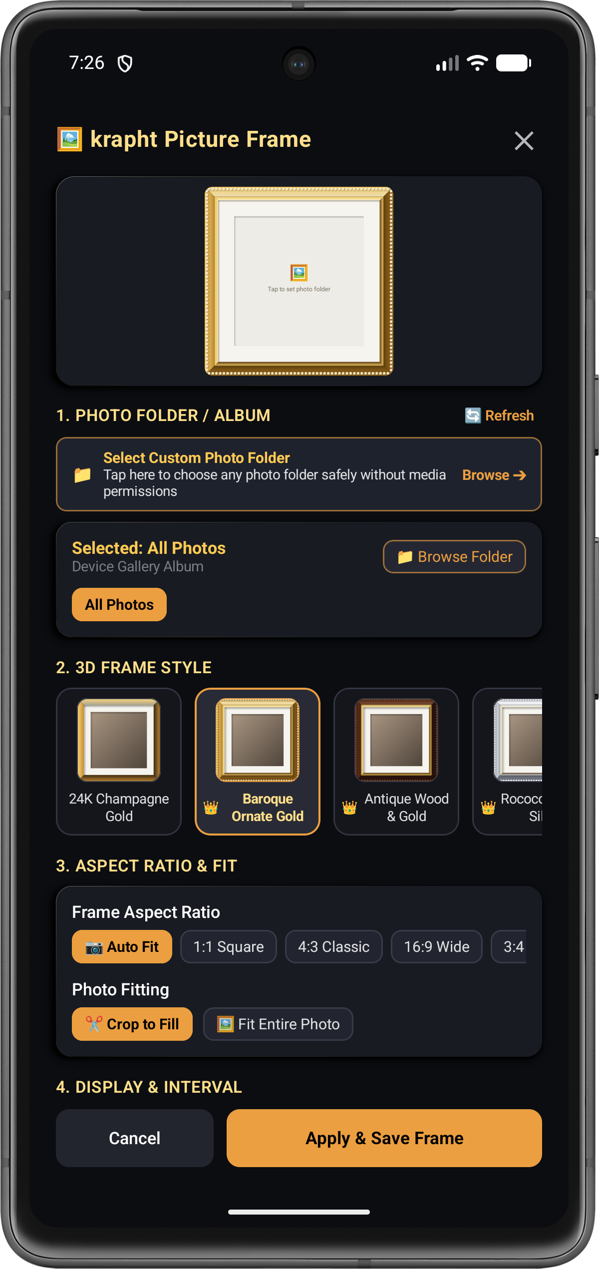 Picture Frame Preview