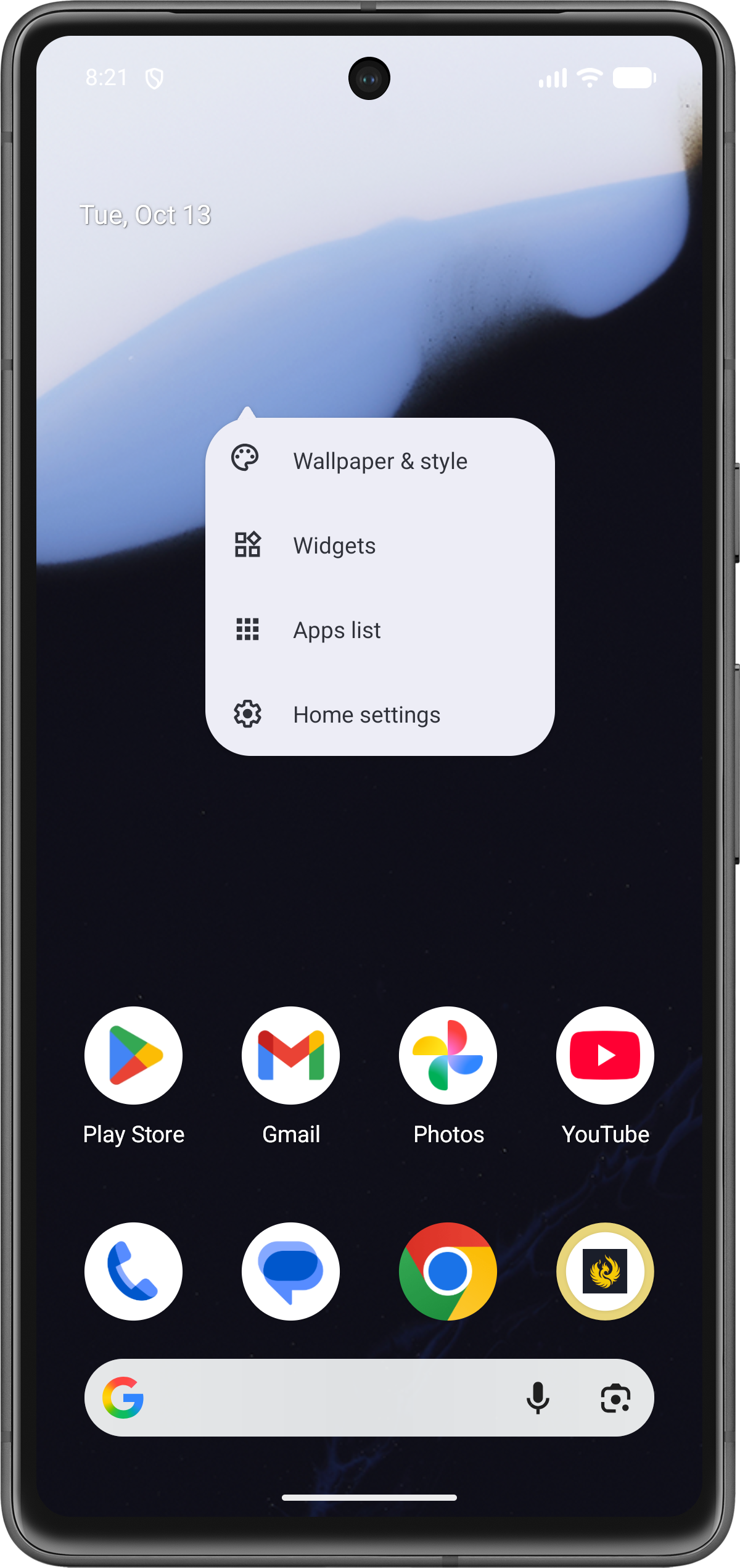Enter Home Screen Widget Picker