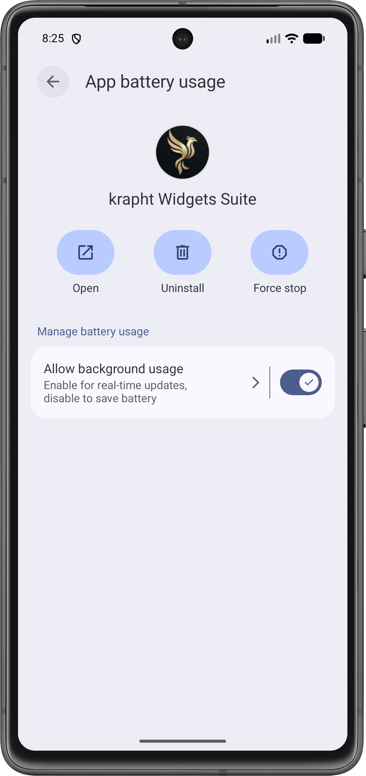 Allow Background Usage for Real-Time Updates